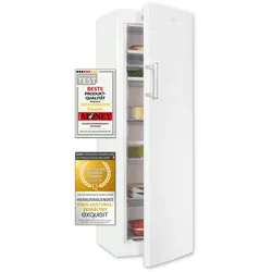 Exquisit Gefrierschrank GS271-NF-H-040E weiss | No Frost | Nutzinhalt: 204 L | Temperaturregelung | Alarm
