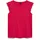 Vero Moda T-Shirt VERO MODA "VMEMILY SL GATHERING TOP JRS NOOS", Damen, Gr. XL, pink (jazzy), Jersey, Obermaterial: 100% Baumwolle, regular fit hüftlang, Rundhals, Flügelärmel Spitze, Shirts T-Shirt, Baumwolle, regular fit, Spitze