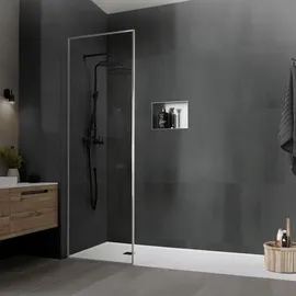 luxebath Duschnische Edelstahl 30 x 20 x 10 cm