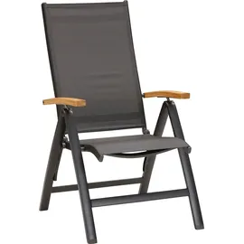 barths Cavalese Klappsessel 62 x 67 x 110 cm anthrazit/teak