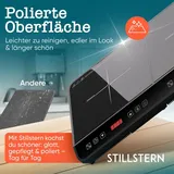 STILLSTERN Doppel-Induktionskochfeld -Kochplatte 3600W, 18 Stufen, 24h Timer,