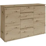Stella Trading Brest 119 x 84 x 35 cm Artisan Eiche / Braun