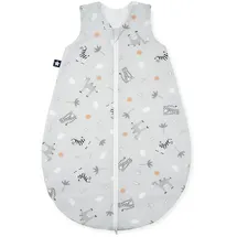 Julius Zöllner Babyschlafsack Savanne grau Schlafsack Jersey 68x74 (1 tlg), Schlafsack Babyschlafsack bunt