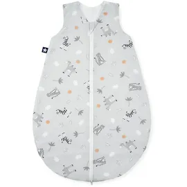 Julius Zöllner Babyschlafsack Savanne grau Schlafsack Jersey 68x74 (1 tlg), Schlafsack Babyschlafsack bunt