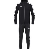 Jako Trainingsanzug Polyester Power mit Kapuze, Schwarz, 140