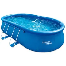Summer Waves Quick-Up Pool Komplett-Set 549 x 305 x 107 cm Blau
