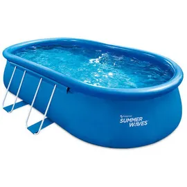Summer Waves Quick-Up Pool Komplett-Set 549 x 305 x 107 cm Blau