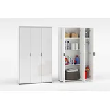 Home Affaire JOLLY Mehrzweckschrank 107 x 36 x 178 cm Weiß