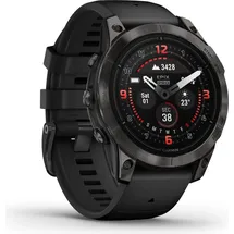 Garmin Epix Pro (Gen 2) Sapphire 47 mm schwarz/carbongrau Titan mit Silikonarmband