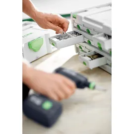 Festool Systainer SYS 3-SORT/6 6 Schubladen schwarz 395x295x210mm