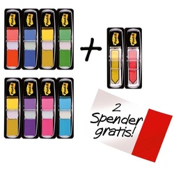 Post-it Index Haftstreifen »Index Mini Promotionpack« 43,2 x 11,9 mm transparent, 4.32x1.19 cm