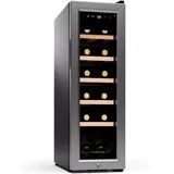 Klarstein - Weinkühlschrank, 1 Zone Getränkekühlschrank, Indoor/Outdoor Kühlschrank, Freistehender Flaschenkühlschrank Klein, Weinschrank für