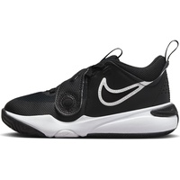 Nike Team Hustle D 11 Sneaker, Black White, 28