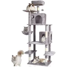 Vevor Kratzbaum 174 cm hellgrau