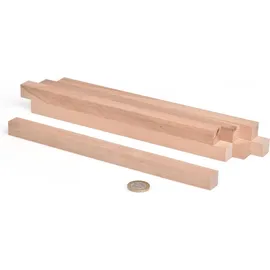 Metrie 18 Stück Holzbausteine Rechteckleiste 26 cm