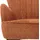 Mendler Lounge-Sessel HWC-K37 Chenille 75 x 80 x 75 cm orange mit Kissen