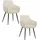 Albatros Esszimmerstuhl SALO Samt beige 2er Set