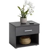 CARO-Möbel Nachtschrank Mary 42 x 38 x 30 cm Grau