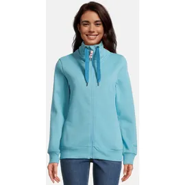 salzhaut Sweatjacke Rackeln türkis XS