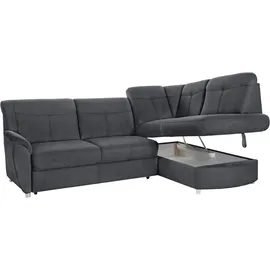 sit&more Ecksofa Sonoma L-Form Kunstleder 3-Sitzer Grau