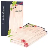 PRICARO Rezeptordner mit Rezeptblock "Schneidebrett", A4