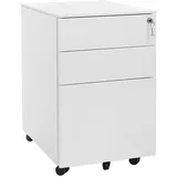 Songmics Rollcontainer 39 cm x 52 cm x 60 cm weiß