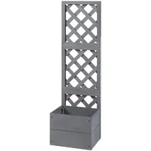 [en.casa] Amstelveen 135 x 40 x 30 cm Grau