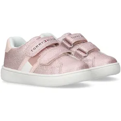 Sneaker, Klettschuh, Mädchen Schuh mit Metallic Effekt, Gr. 20, rosa Glitzer, , 46021150-20