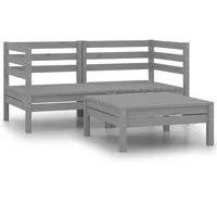 vidaXL Modell 8 Loungeset grau