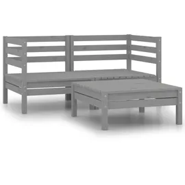 vidaXL Modell 8 Loungeset grau