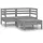 vidaXL Modell 8 Loungeset grau
