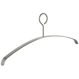 SO-Tech Kleiderbügel echt Edelstahl 455 x 20 x 185 mm mit geschlossener Öse 1 Stück