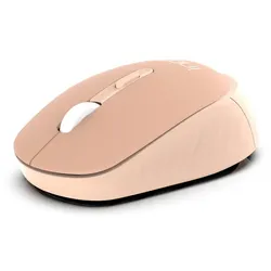 Wireless Mouse Maus, 2.4GHz Wireless, Ergnomisch Auto Sleep Mode, 800-1600 DPI Creme
