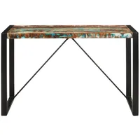 VidaXL Esstisch 120x55x76 cm Altholz Massiv