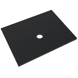 Naturel Deckplatte 100x2x46 cm Absolut black glanz KDESKAZ100