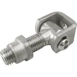 Anschweißband zweidimensional verstellbar, Stahl blank/verzinkt M 20