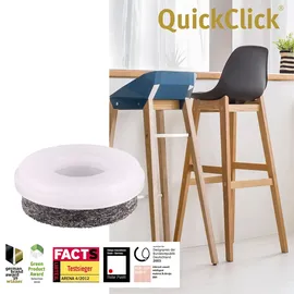QuickClick Wagner QuickClick® Filzgleiter Möbelgleiter Stuhlgleiter Ersatz - 8er-Set Ersatzgleiter austauschbar ersetzbar - Wollfilz Ultrasoft - Durchmesser Ø 25 mm - für Basis Ø 25 mm - Made in DE - 15829400