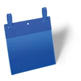 Durable 174907 Etikettenhalter 50 Stück; blau, (B x H) 223 mm x 380 mm DIN A5 quer, Packung à