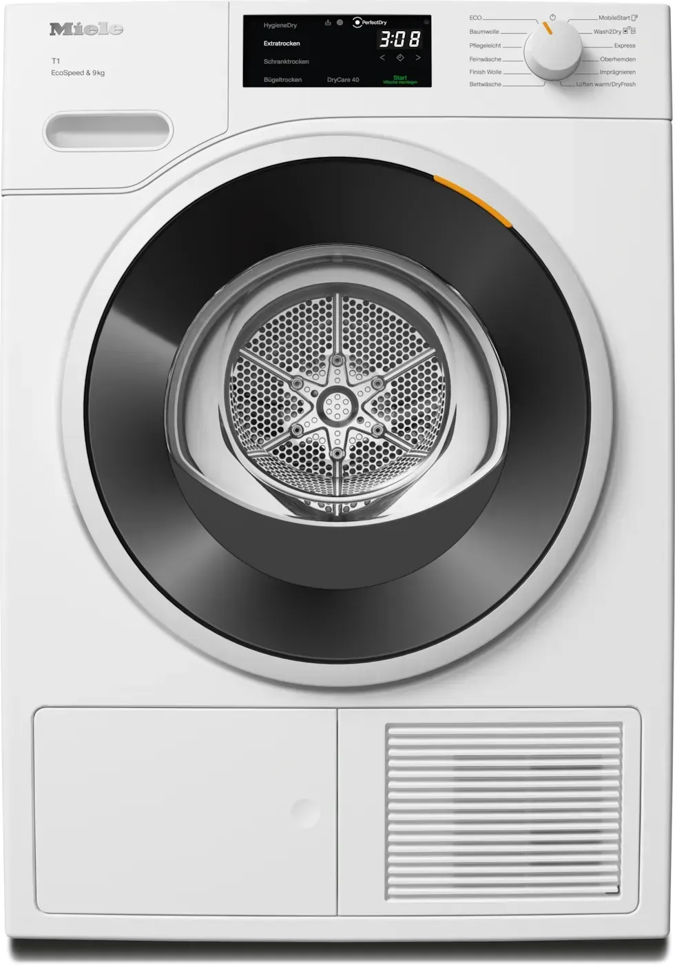 Miele TWD640WP EcoSpeed T1 Wärmepumpentrockner 9 kg Lotosweiß