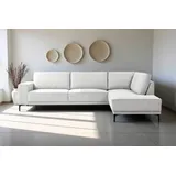PLACES OF STYLE Ecksofa Oland, L-Form, inkl. Rückenkissen, hochwertige Verarbeitung, beige