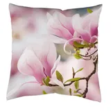 HOME WOHNIDEEN Dekokissen »MAGNOLIA«, Kissenhülle ohne Füllung, 1 Stück, rosa