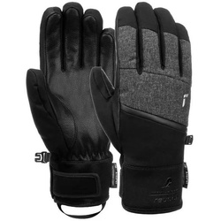 Reusch Skihandschuhe Febe R-TEX XT mit Anziehhilfe grau|schwarz 8
