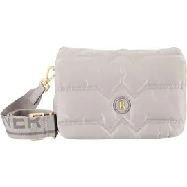 Bogner Wallis Tessuto Schultertasche Synthetik Grau/Silber