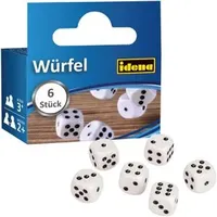 IDENA Würfel 6 Stück