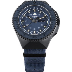 Traser H3 Tactical Adventure Collection P69 Black Stealth 109856 - blau - 46mm