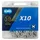 KMC Kette X10 Silber/Schwarz