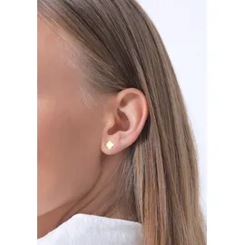 ELLI PREMIUM Ohrstecker Kleeblatt gold 585 onesize