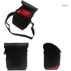 K-S-Trade Kameratasche für Sony FDR-X 3000 R, Kameratasche Fototasche Umhängetasche Schultertasche Zubehör Tasche schwarz