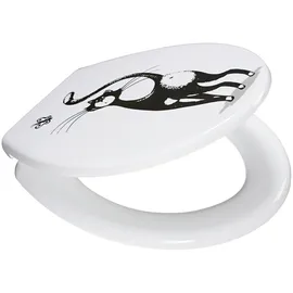 ADOB WC-Sitz Katze schwarz-weiß