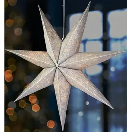 Brubaker Weihnachtsstern 60 cm Silber